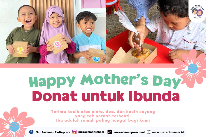 Hari Ibu Nasional: Anak Hebat Nur Rachman School Hias Donat untuk Ibunda Tercinta